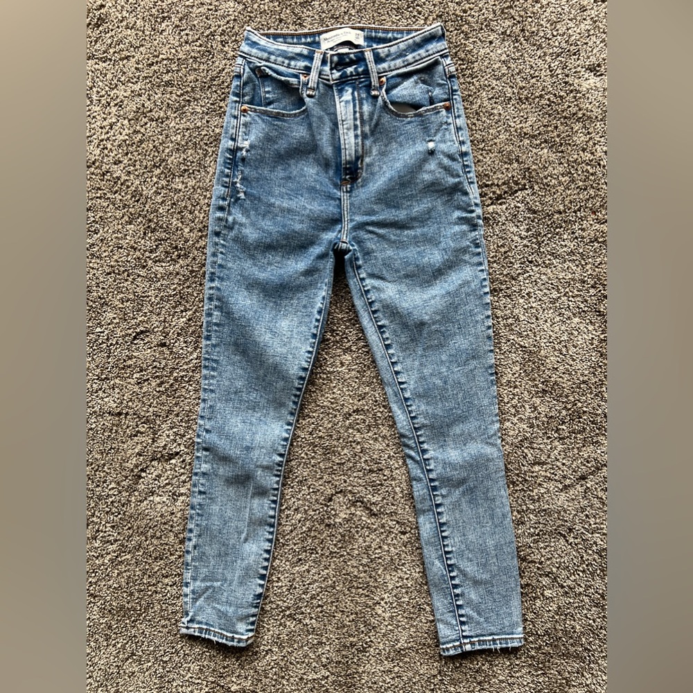 Curve love super skinny ankle high rise jean